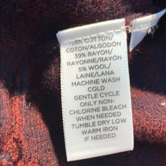 LOFT - Burgundy Leopard Sweater - Picture 8 of 12